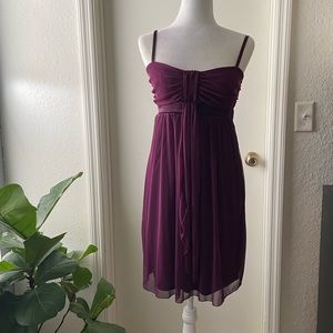 Babydoll purple dress